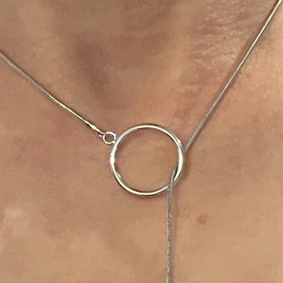 Choker Silver Drop Body Chain - Picture 5 of 6